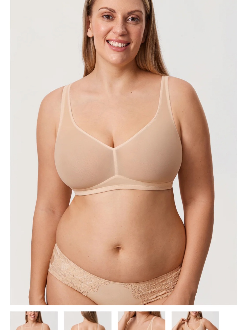 Essenther Sheer Mesh Wireless Bra - Women Intimates